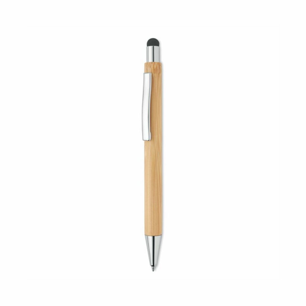 Długopis bambusowy z rysikiem