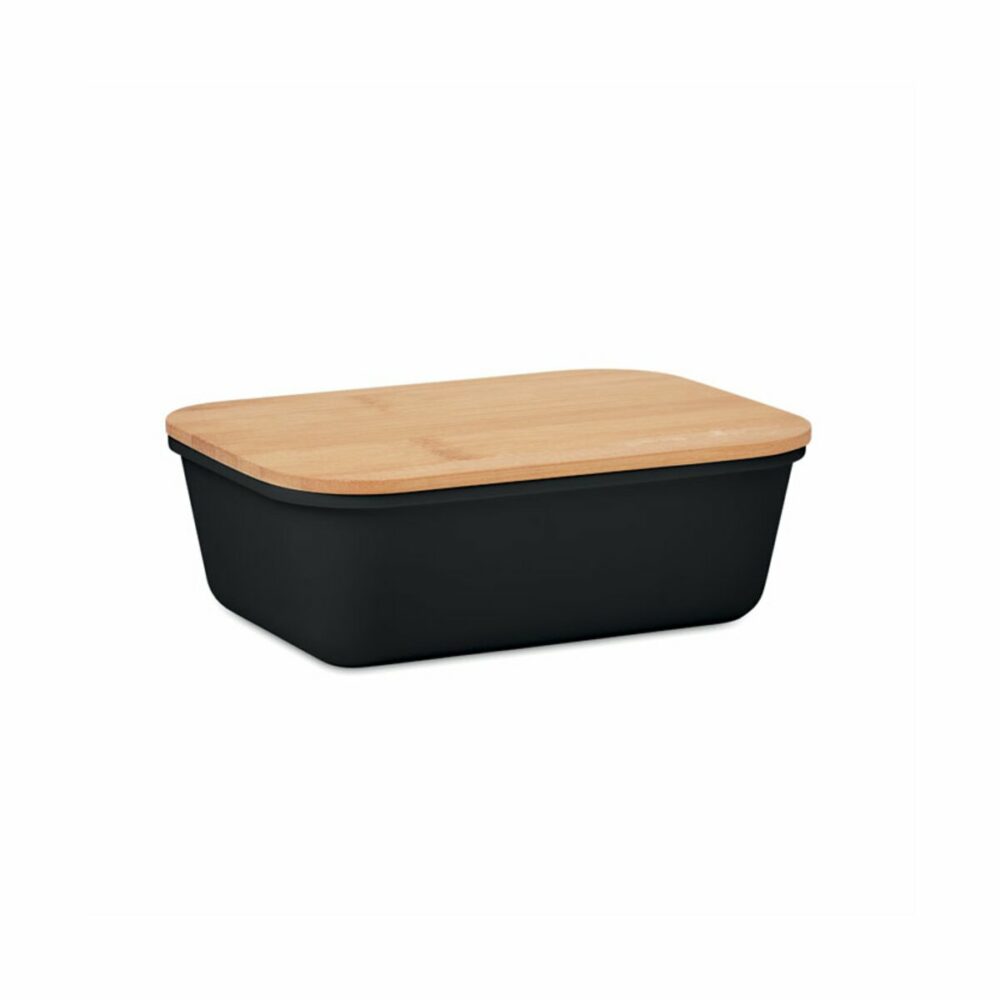 Lunchbox z bambusową pokrywką