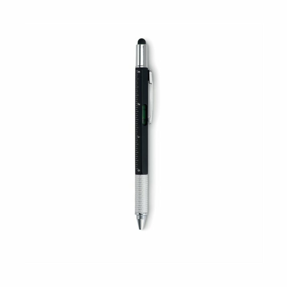 Długopis poziomica z linijką