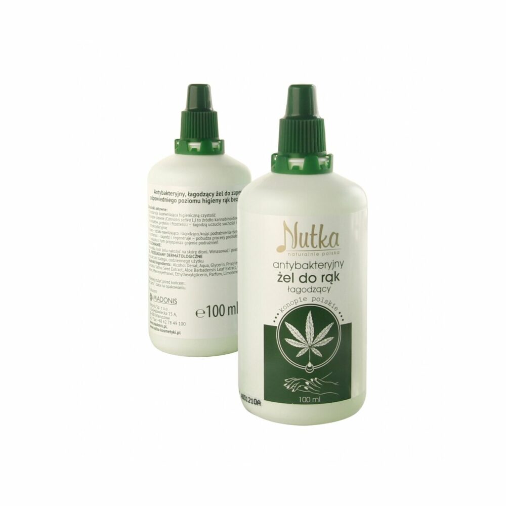 Żel antybakteryjny 100ml Nutka - zielony