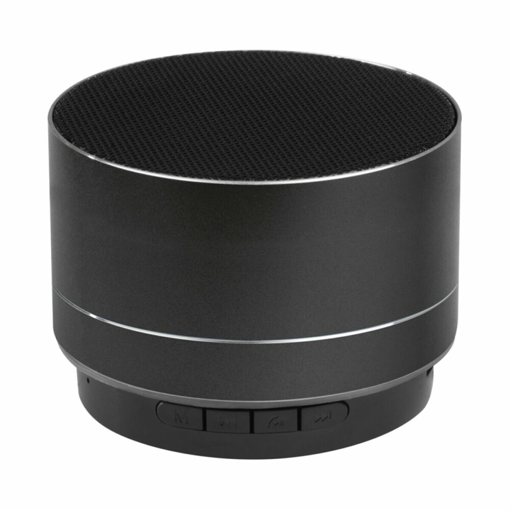 Aluminiowy głośnik Bluetooth - czarny