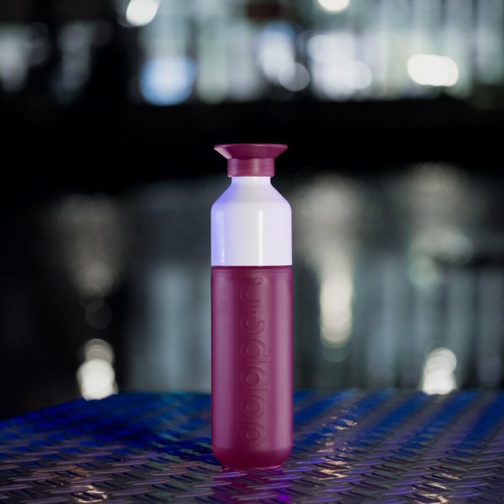 Butelka plastikowa - Dopper Original - Funky Fuchsia 450ml - różowy