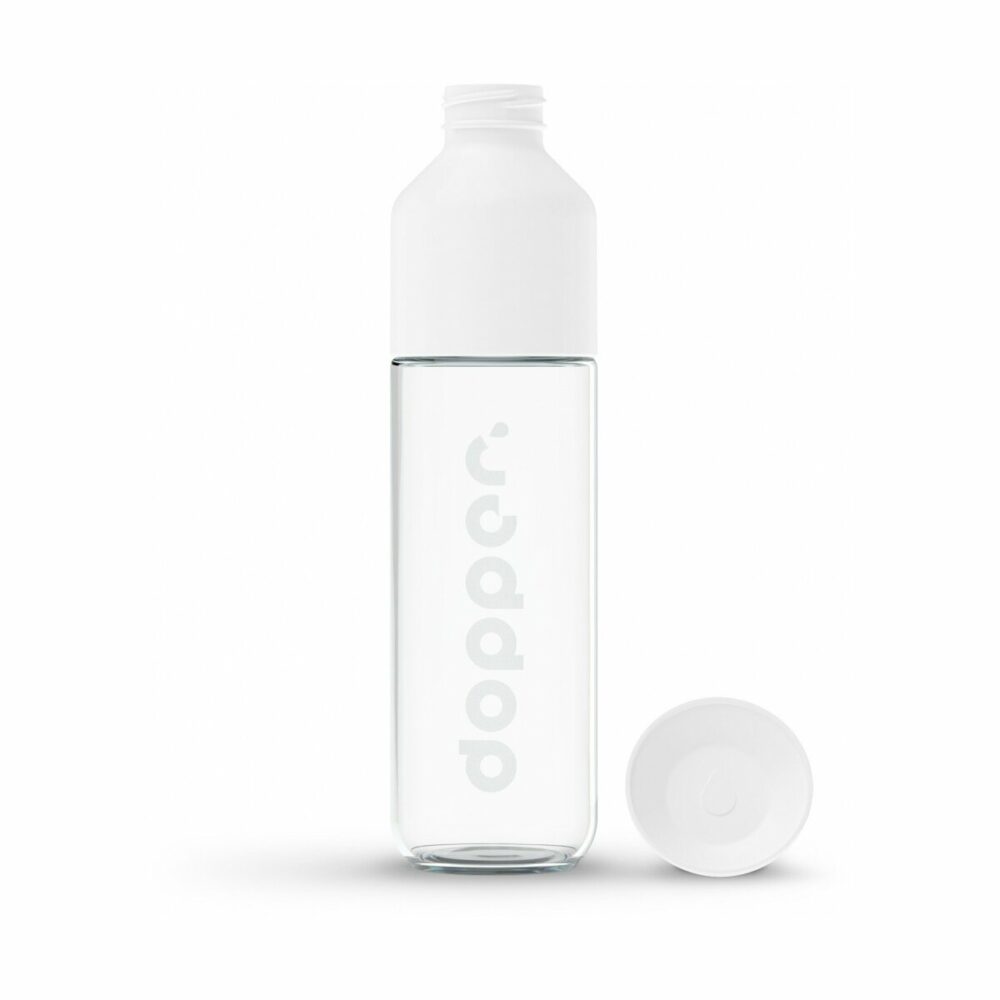 Butelka szklana - Dopper Glass 400ml - biały