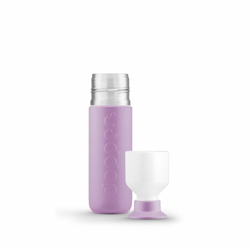 Butelka termiczna - Dopper Insulated - Throwback Lilac 350ml - fioletowy