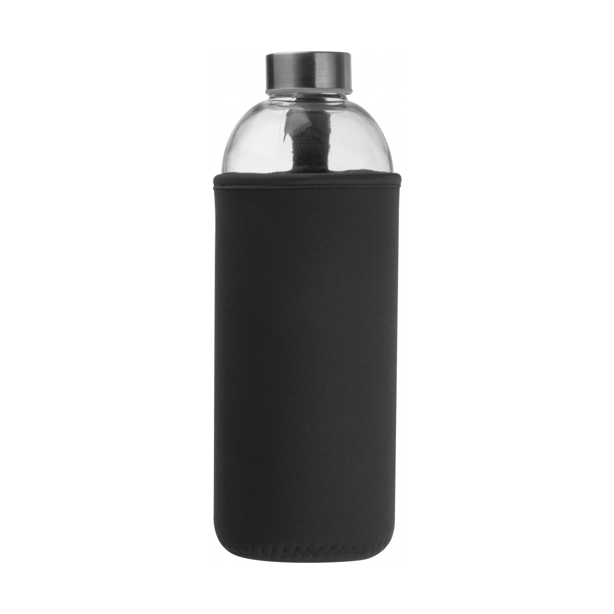 Butelka w neoprenowym pokrowcu 1000 ml - czarny