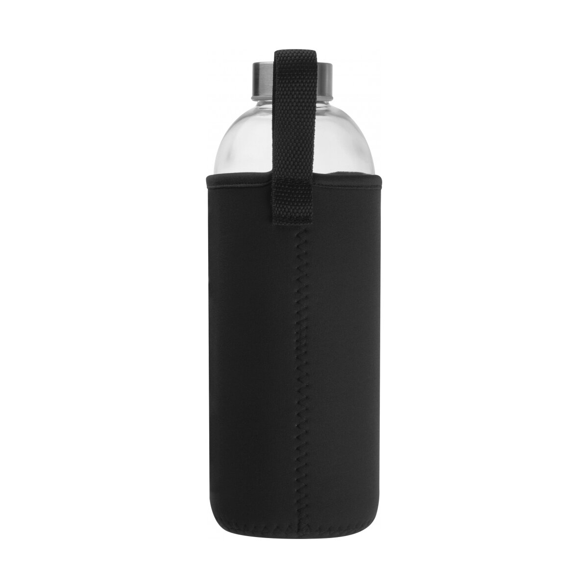Butelka w neoprenowym pokrowcu 1000 ml - czarny