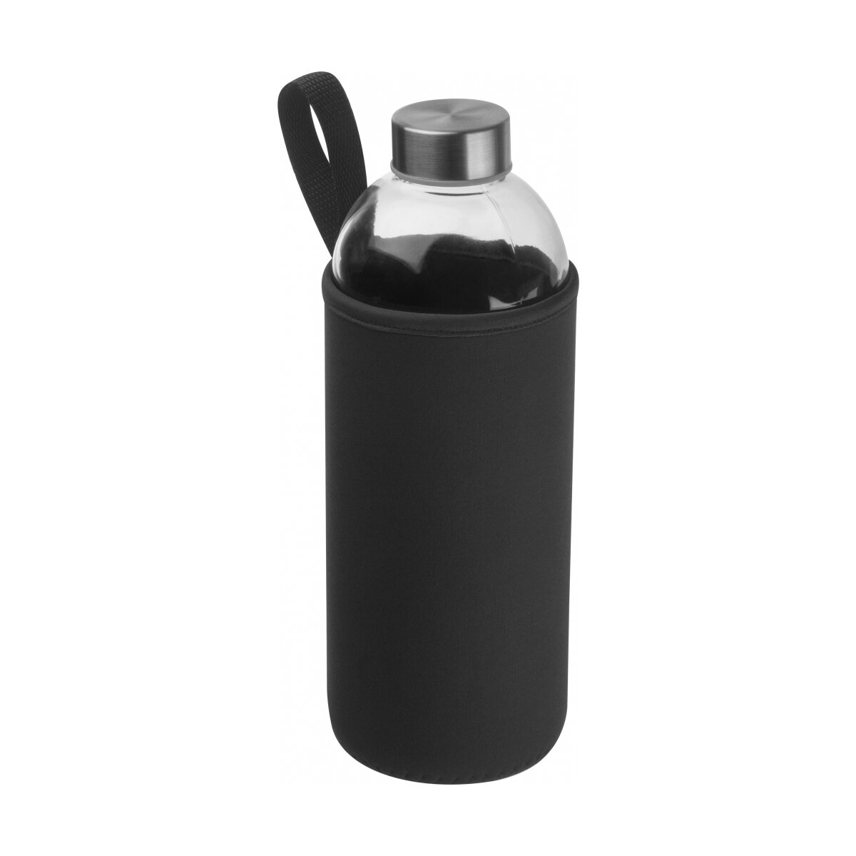 Butelka w neoprenowym pokrowcu 1000 ml - czarny