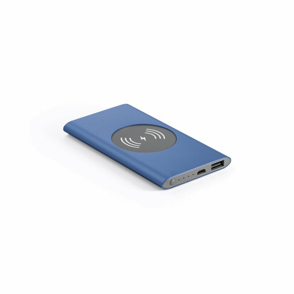 CASSINI. Powerbank i bezprzewodowa ładowarka - Granatowy