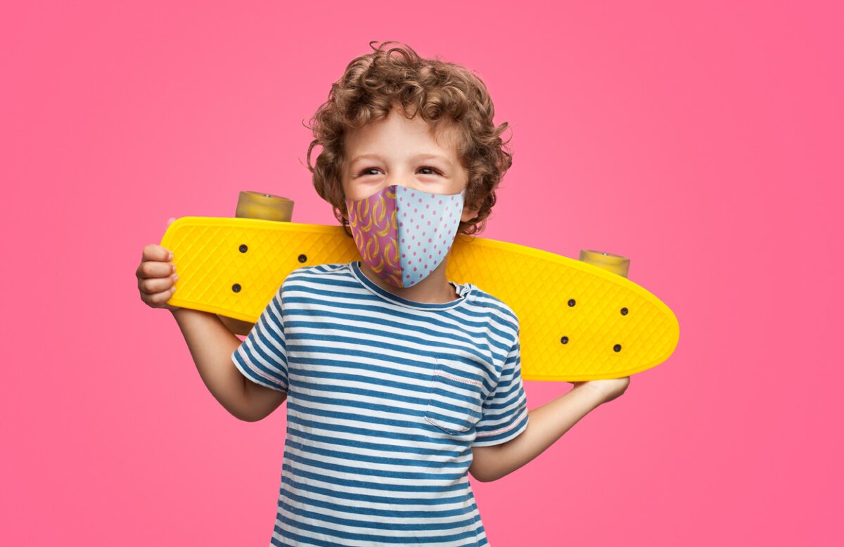 CreaMask Adjust Kids - nadająca się do prania maseczka AP718513-01