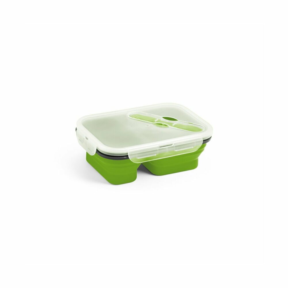DILL. Składany pojemnik próżniowy 480 i 760 ml - Jasno zielony