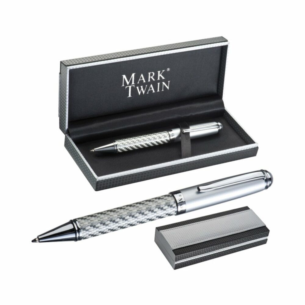Długopis Columbia Mark Twain - szary