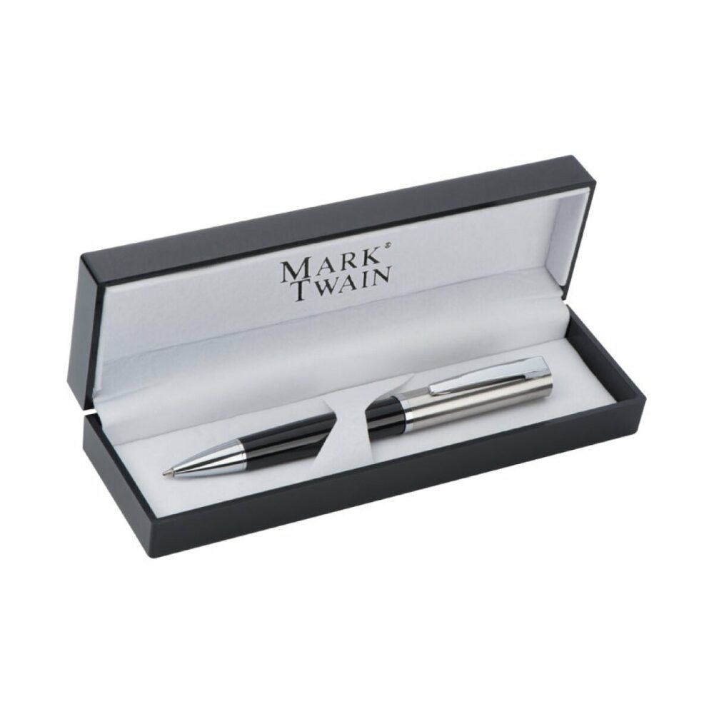 Długopis metalowy Mark Twain - czarny