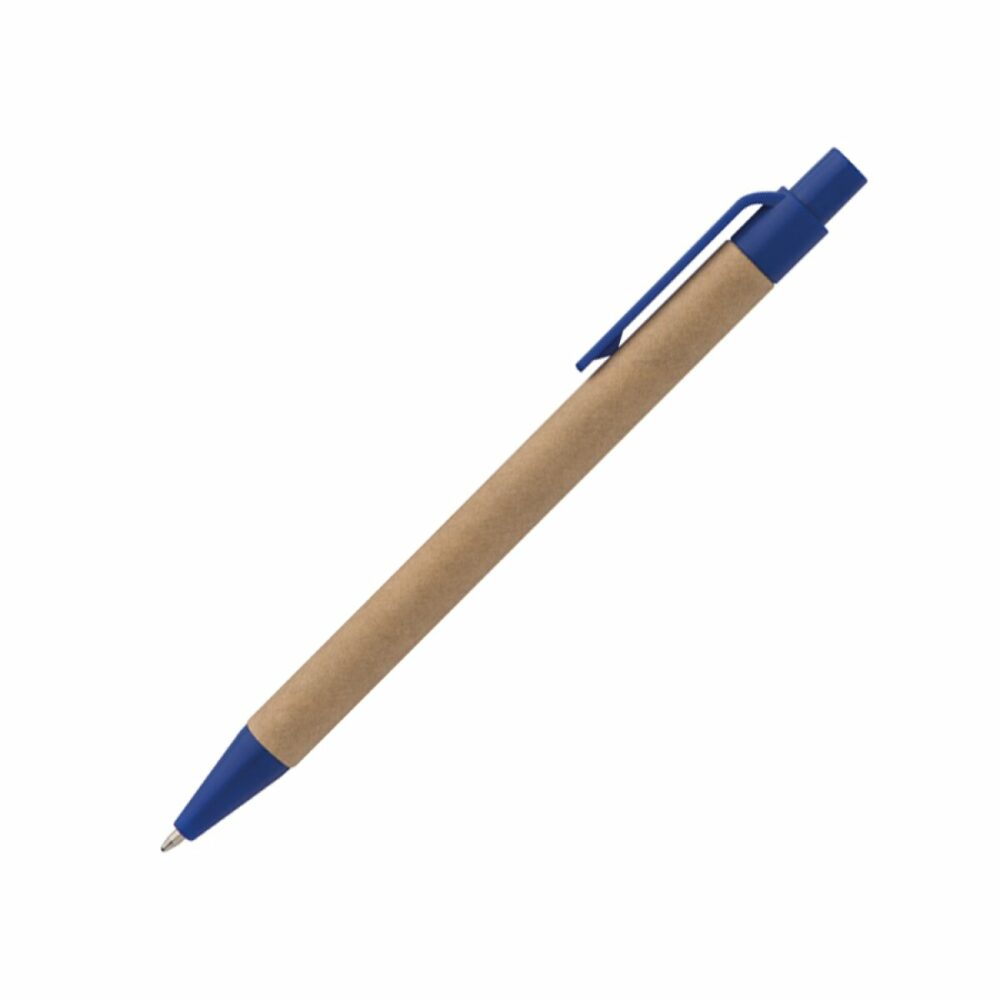 Długopis tekturowy - niebieski