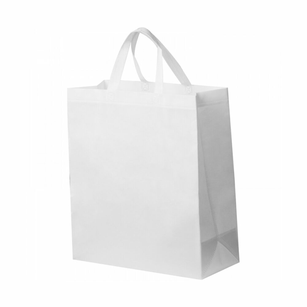 Duża torba non-woven - biały