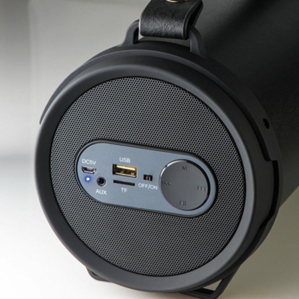 Głośnik Bluetooth z radiem - czarny