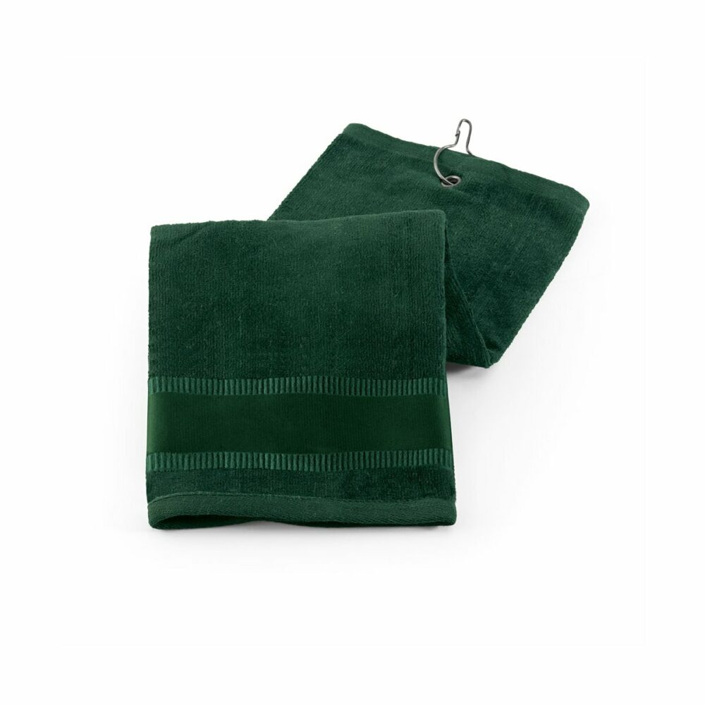GOLFI. Bawełniany ręcznik golfowy - Ciemny zielony