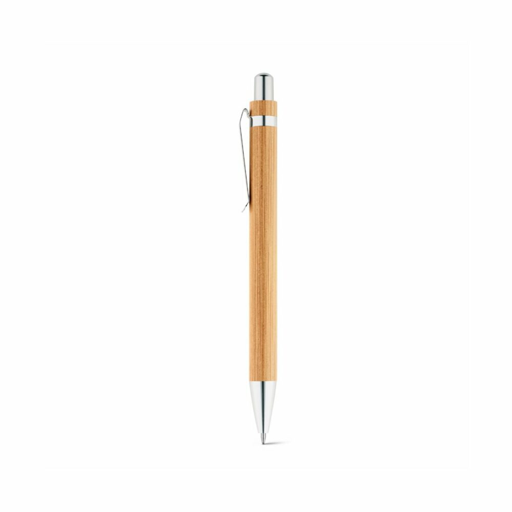 GREENY. Zestaw długopis i ołówek automatyczny, bambus