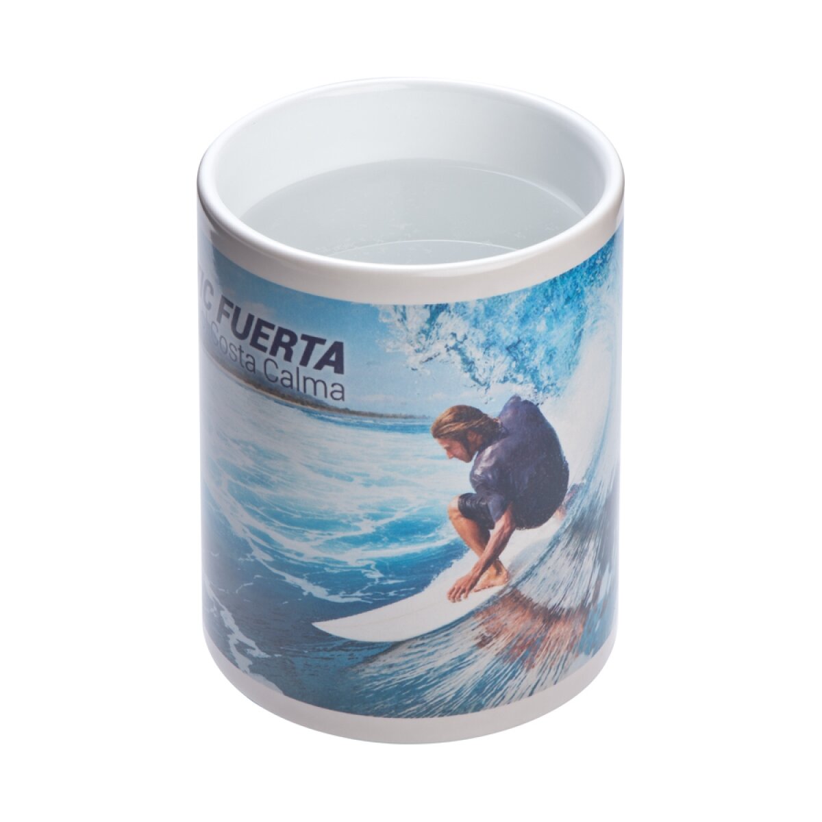 Kubek ceramiczny do sublimacji zmieniający kolor 300 ml - czarny
