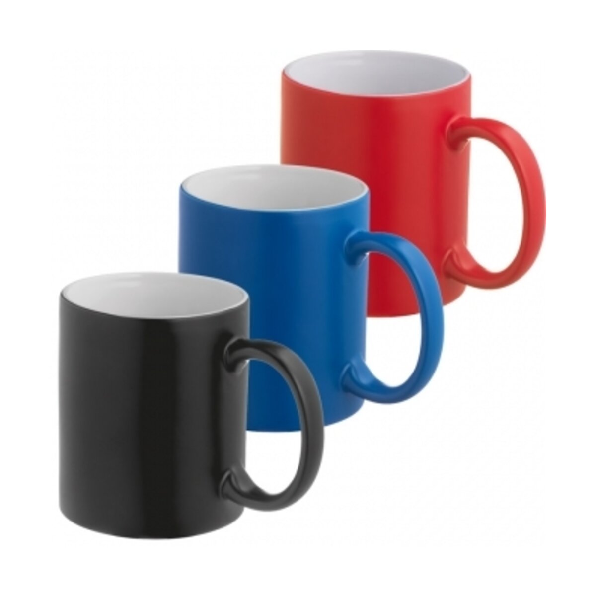 Kubek ceramiczny do sublimacji zmieniający kolor 300 ml - czarny