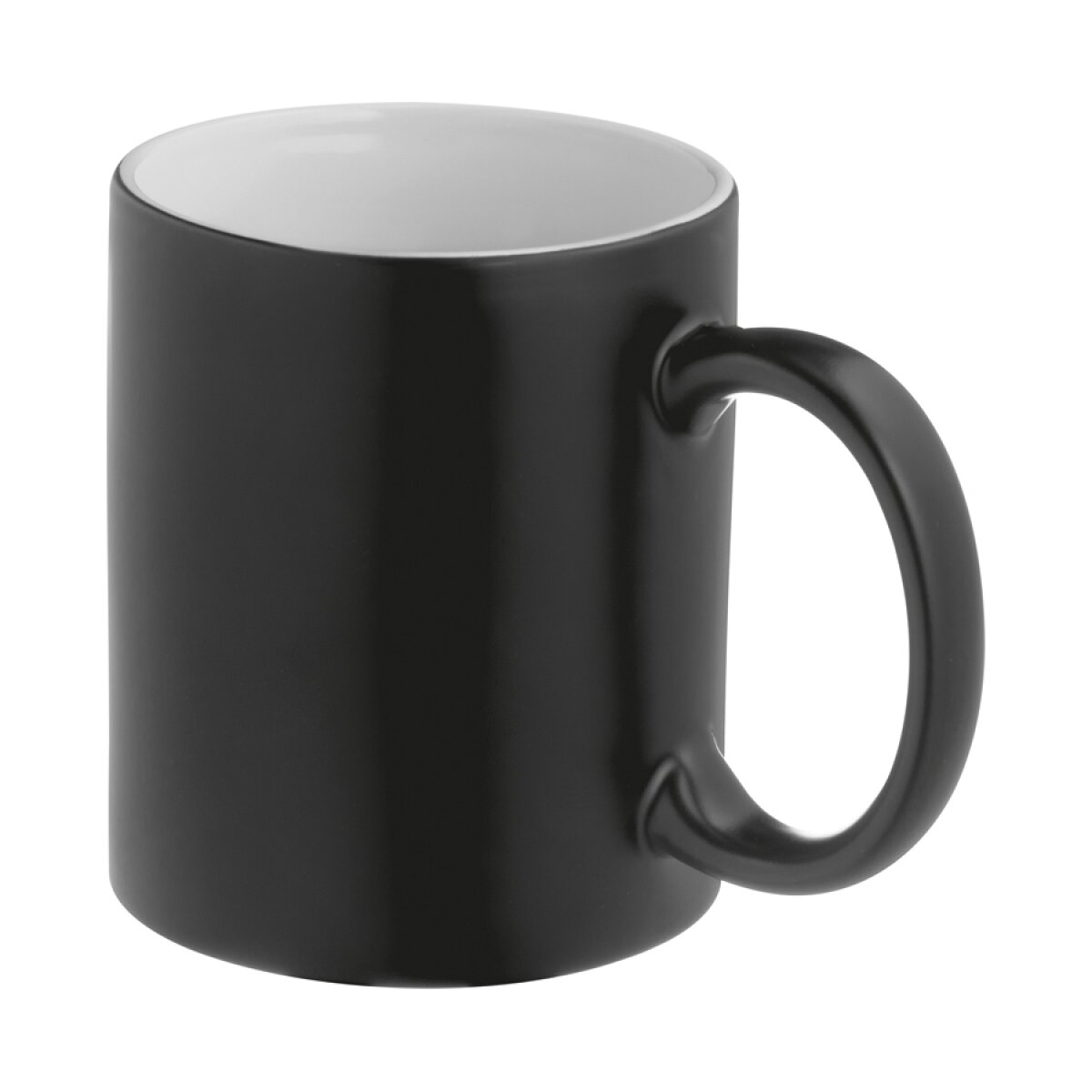 Kubek ceramiczny do sublimacji zmieniający kolor 300 ml - czarny