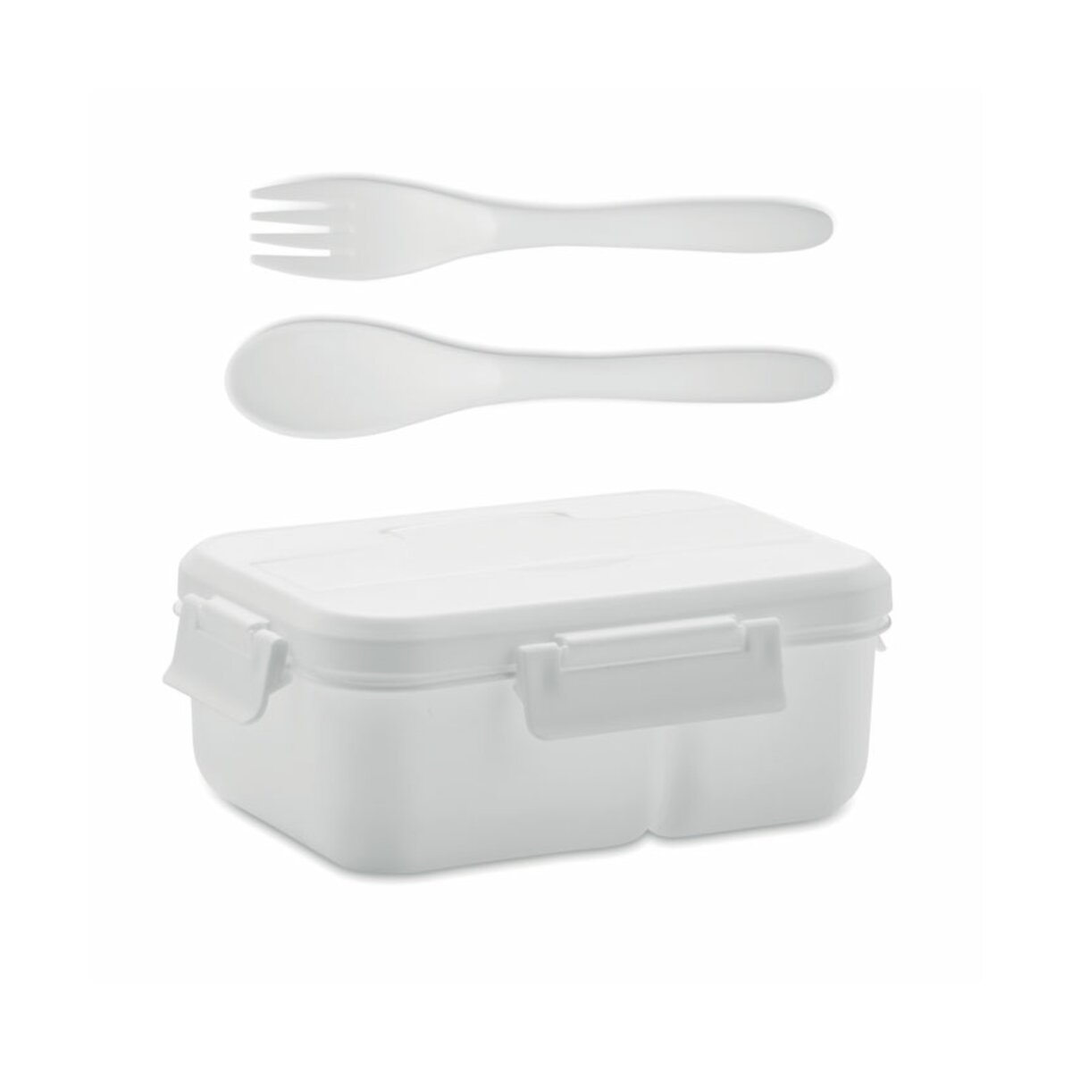 Lunch box ze sztućcami z PP
