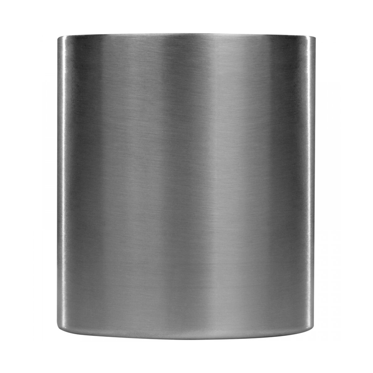 Metalowy kubek z karabińczykiem 180 ml - czarny