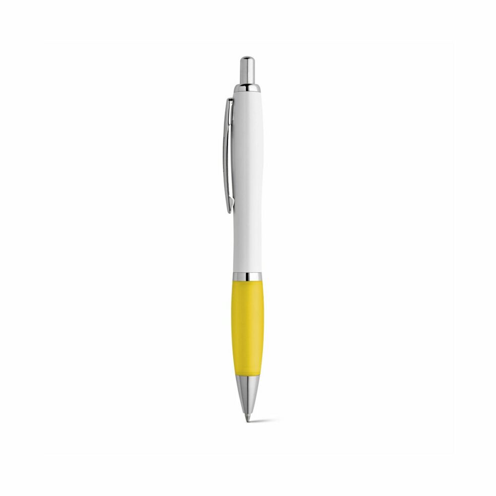 MOVE BK. Długopis z metalowym klipsem - Żółty