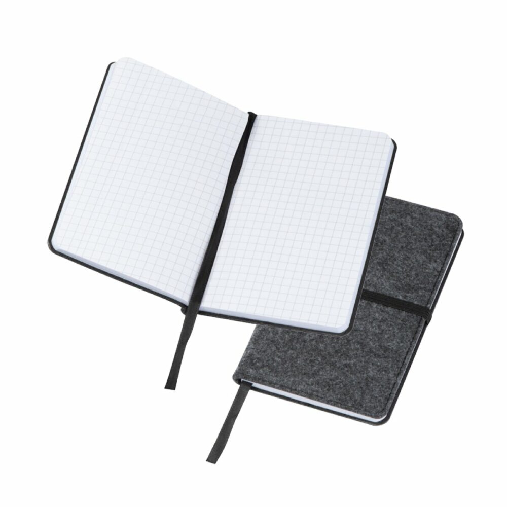 Notes A6 filcowy - szary