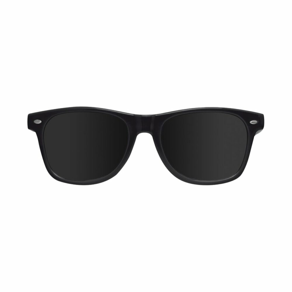 Plastikowe okulary przeciwsłoneczne 400 UV - czarny