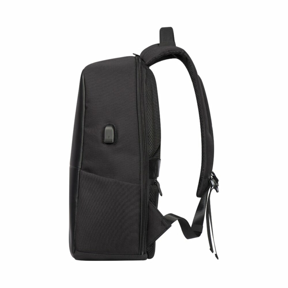 Plecak z USB 15,6 - czarny