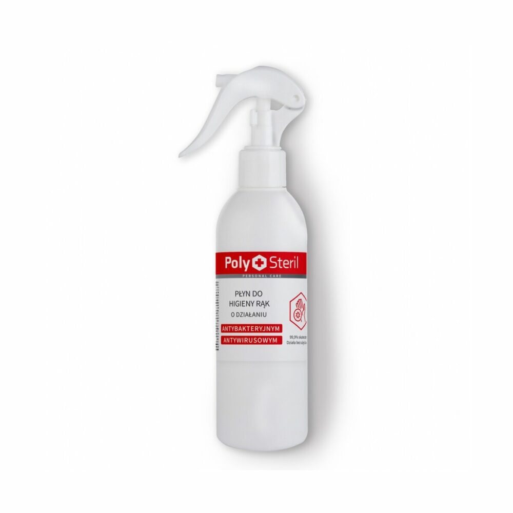 Płyn do dezynfekcji rąk 250 ml - spray - biały
