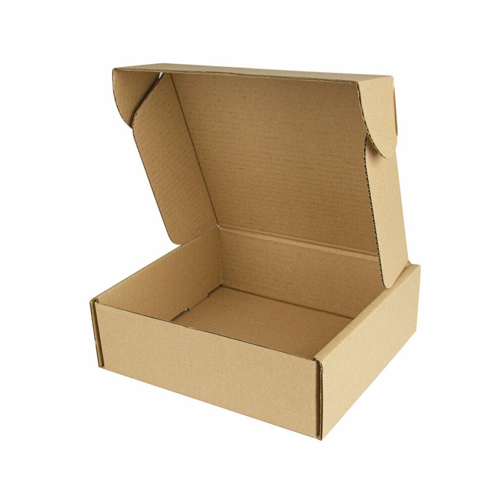 Pudełko kartonowe - 22 x 20 x 7 cm - beżowy