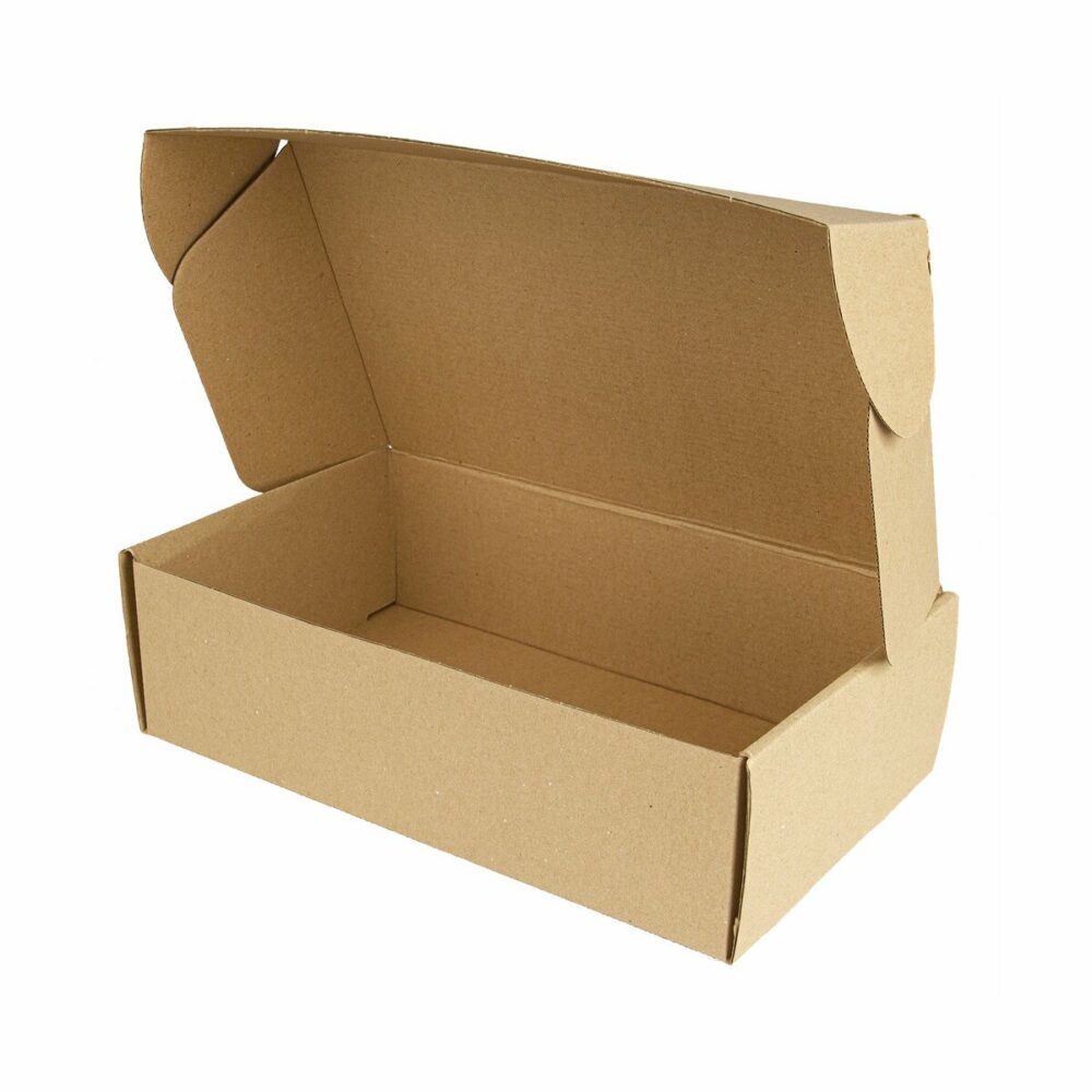 Pudełko kartonowe - 41,5 x 27,5 x 9,2 cm - beżowy