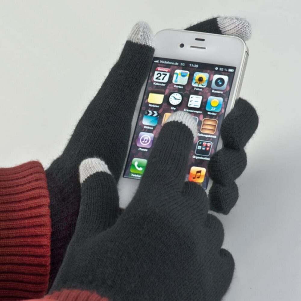 Rękawiczki do smartfona - czarny