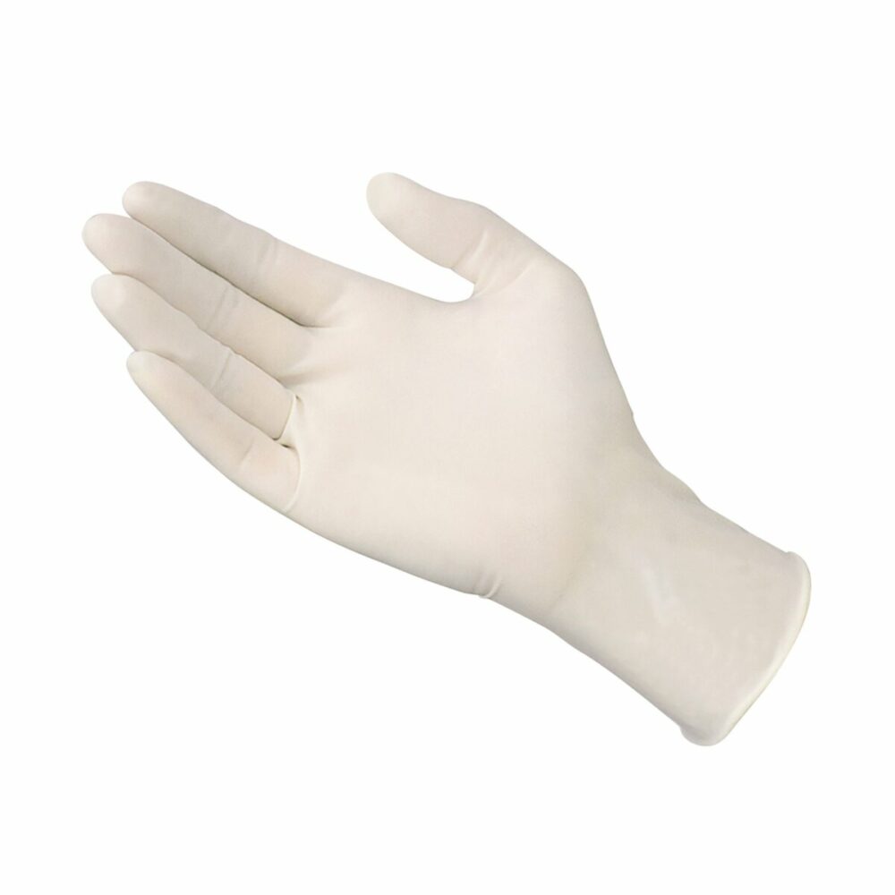 Rękawiczki jednorazowe M 100 szt - biały