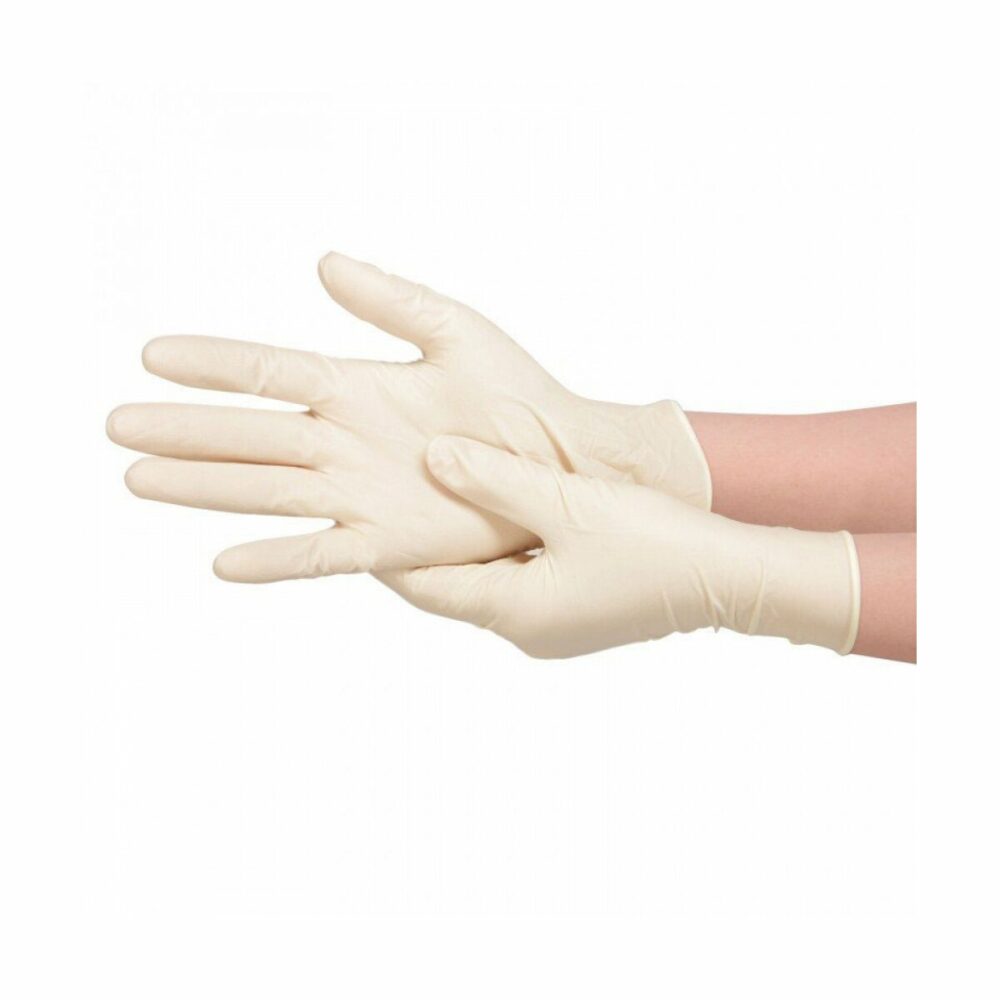 Rękawiczki jednorazowe XL 100 szt - biały