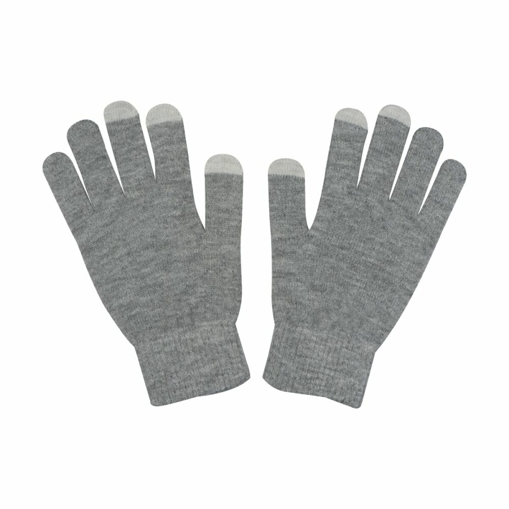 Rękawiczki zimowe do ekranów dotykowych - szary