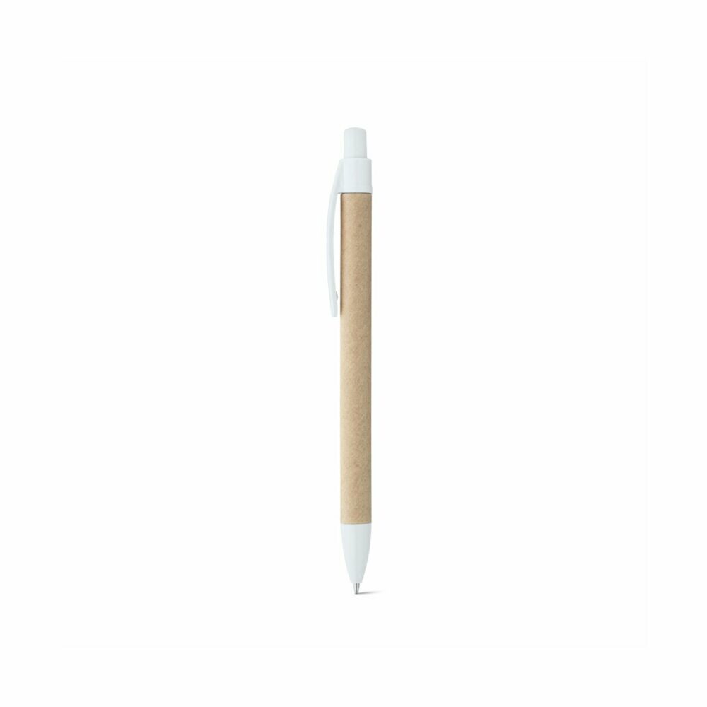 REMI. Długopis z papieru kraftowego - Biały