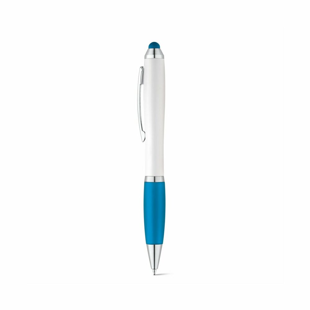 SANS BK. Długopis z metalowym klipsem - Błękitny