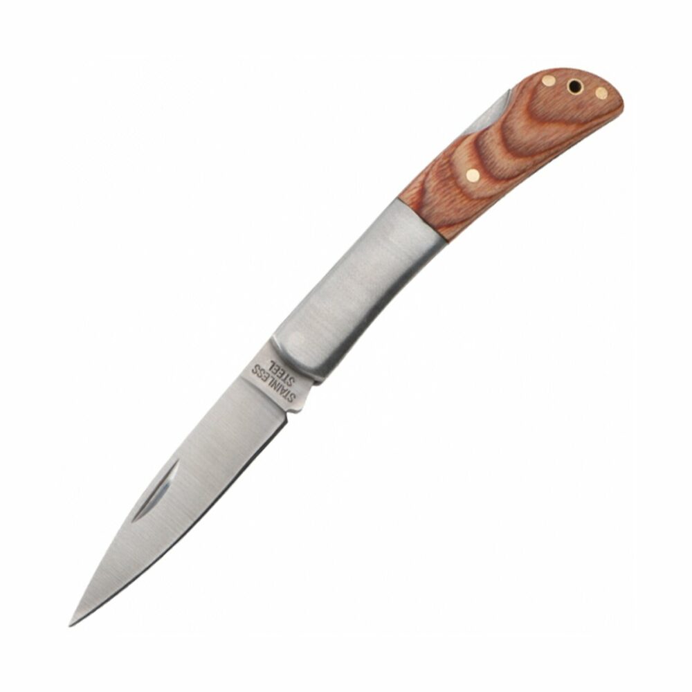 Składany nóż - brązowy