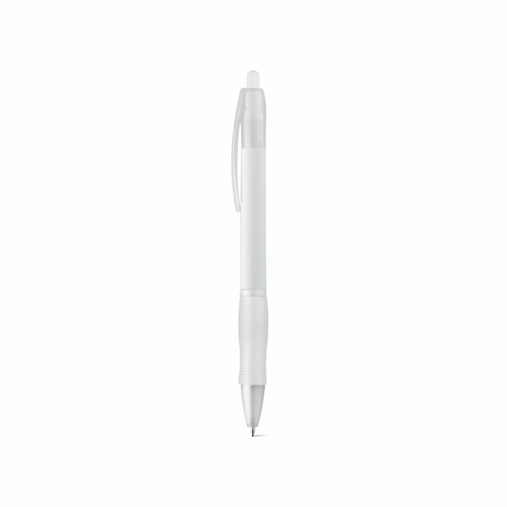 SLIM. Długopis z uchwytem antypoślizgowym - Biały