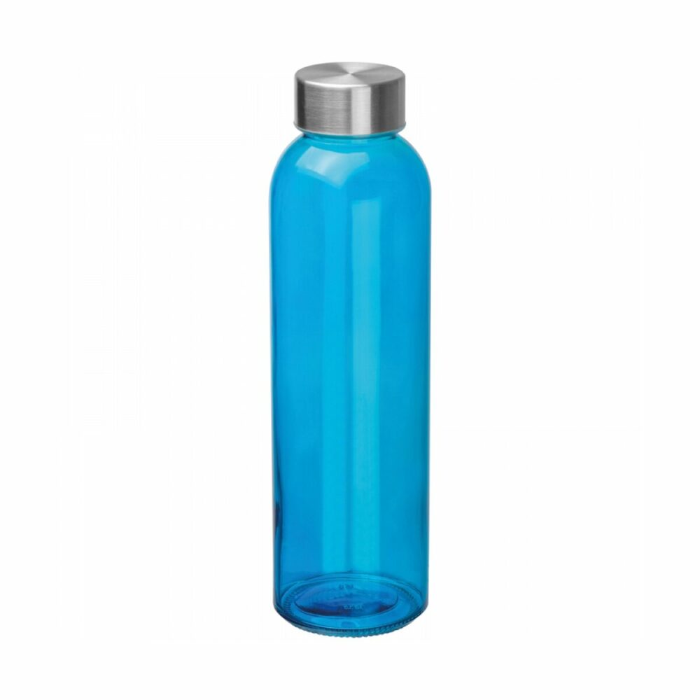 Szklana butelka 500 ml - niebieski