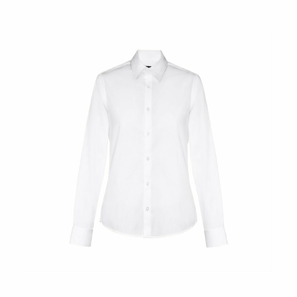 THC BATALHA WOMEN WH. Damska koszula popelinowa - Biały