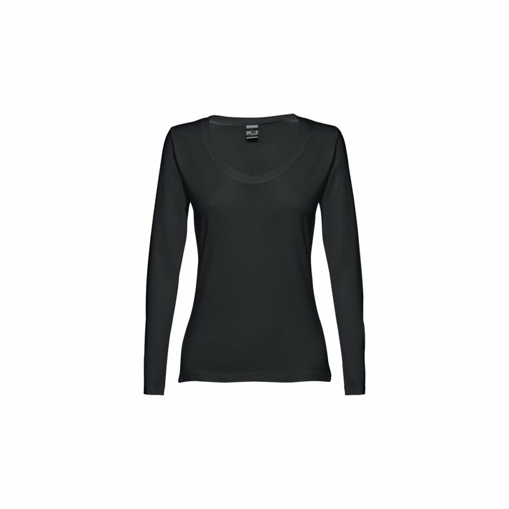THC BUCHAREST WOMEN. Damski t-shirt z długim rękawem - Czarny