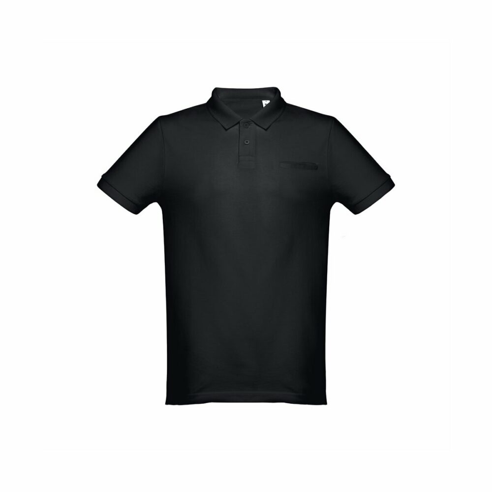 THC DHAKA. Męski polo t-shirt - Czarny
