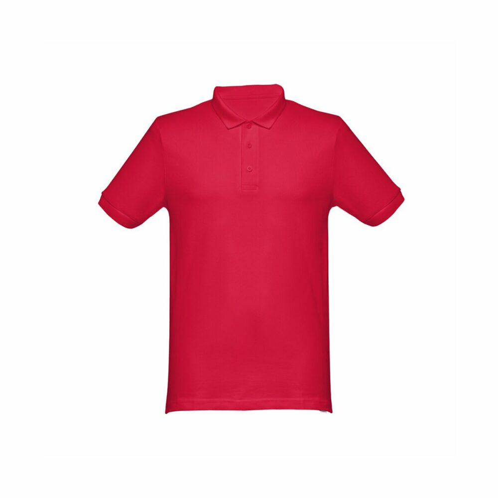 THC MONACO. Męski polo t-shirt - Czerwony