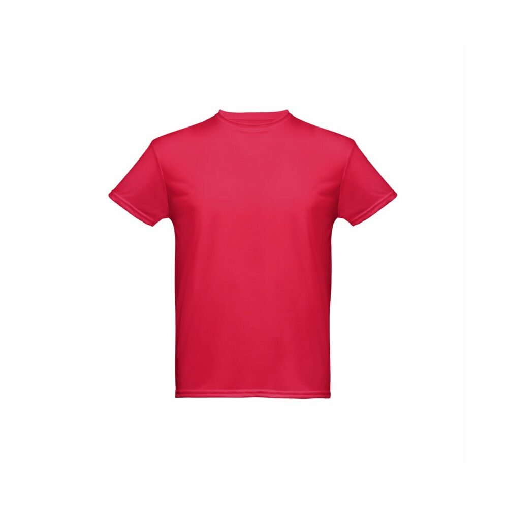THC NICOSIA. Męski sportowy t-shirt - Czerwony