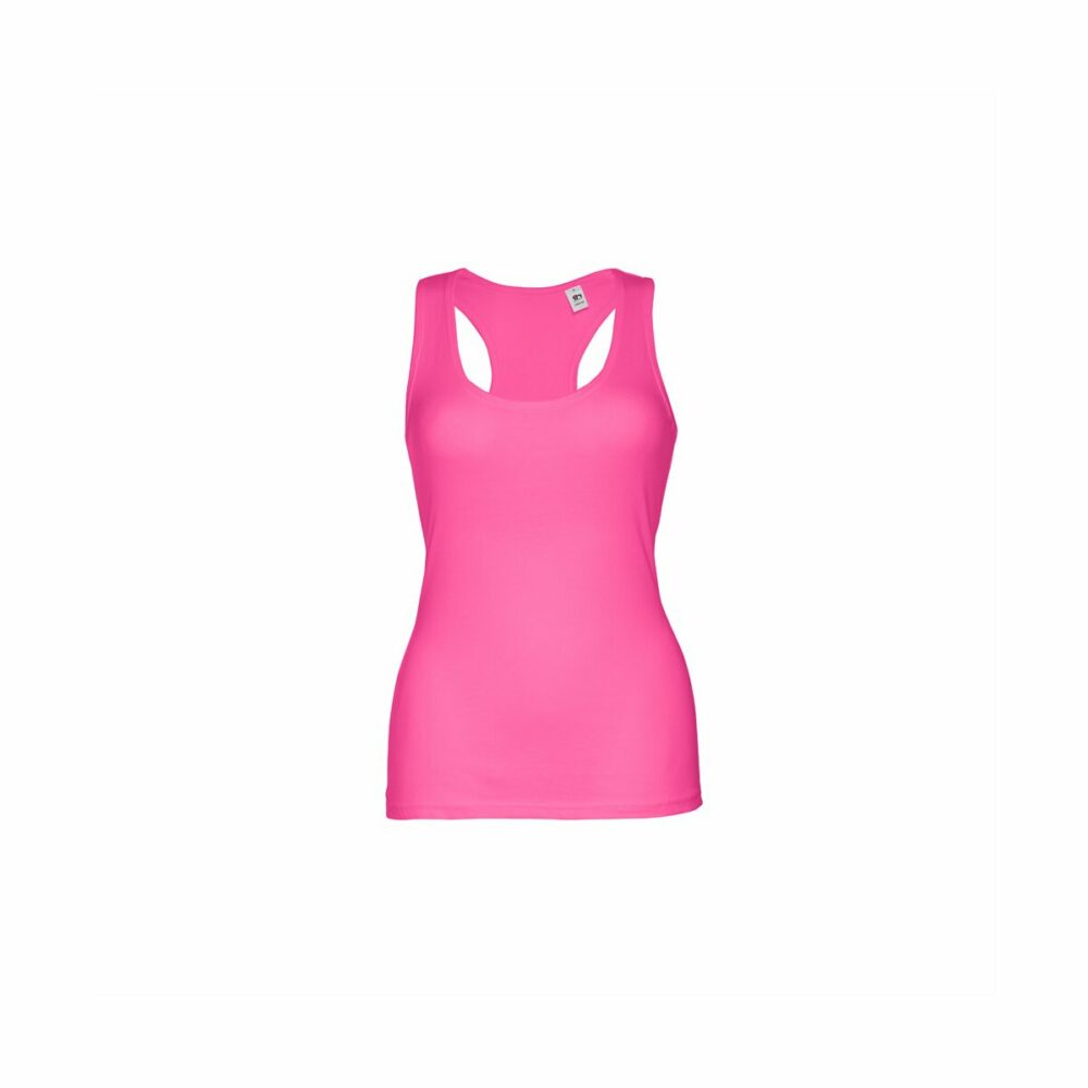 THC TIRANA. Damska koszulka na ramiączka - Różowy