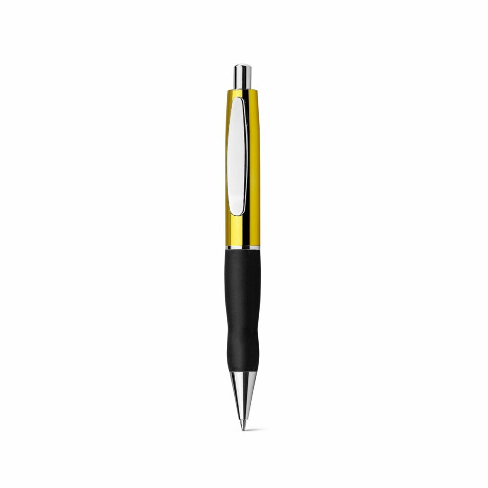 THICK. Długopis o metalowym wykończeniu - Żółty