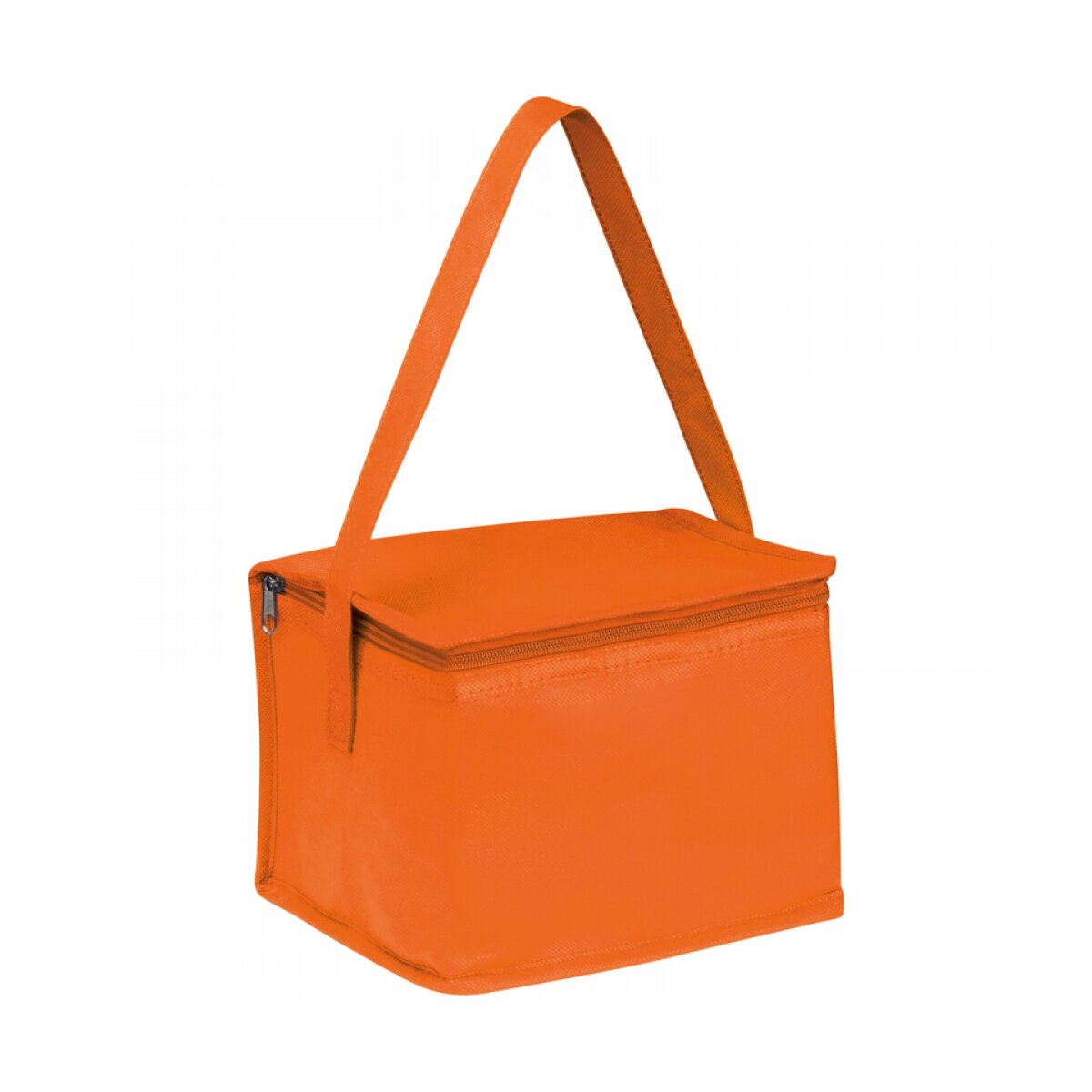 Torba termiczna non-woven na 6 puszek - pomarańczowy